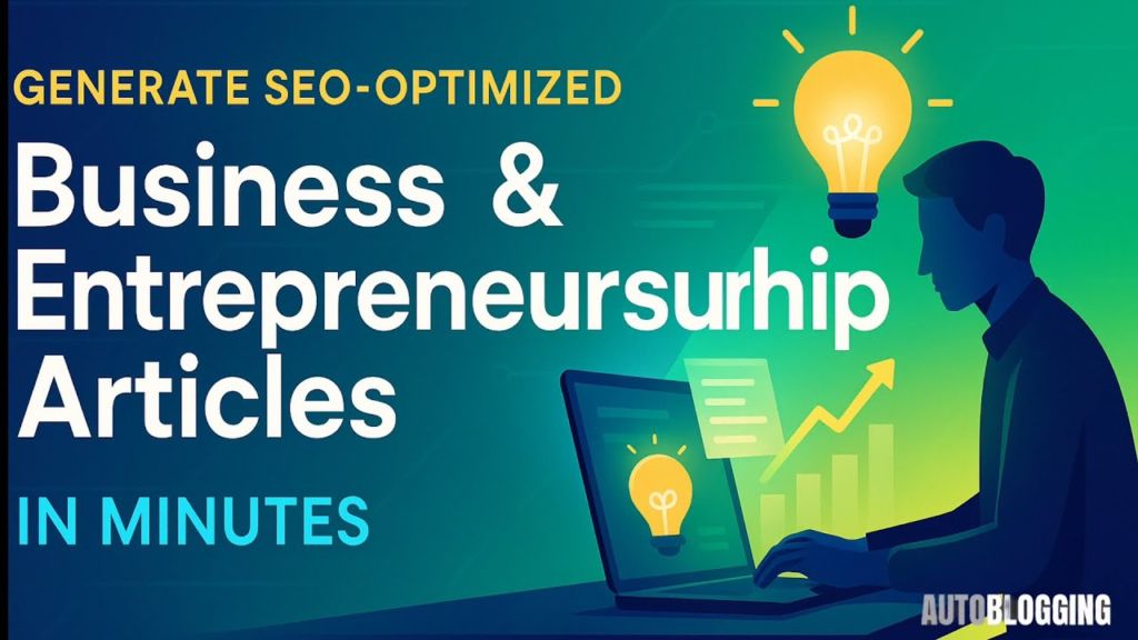Write 10+ Business & Entrepreneurship Articles at Once