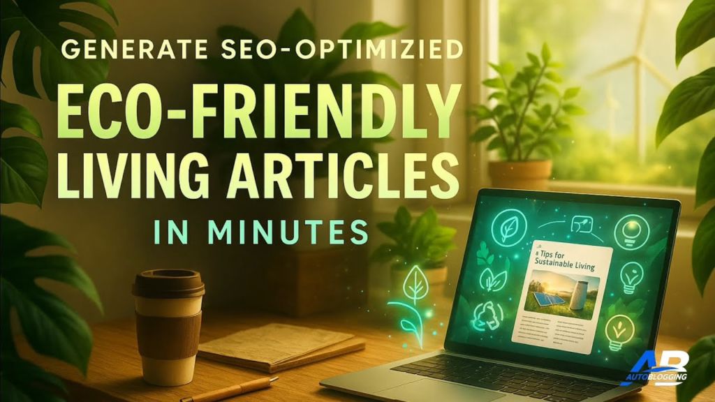 Create Eco-Friendly Living Blogs with AI in 3 Minutes