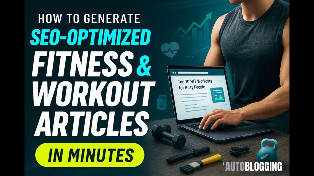 Write Fitness Articles Fast with AI – SEO-Optimized Workouts in 3 Minutes