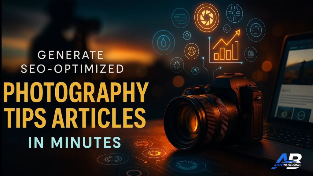 How to Write Photography Tips Blogs Fast with AI