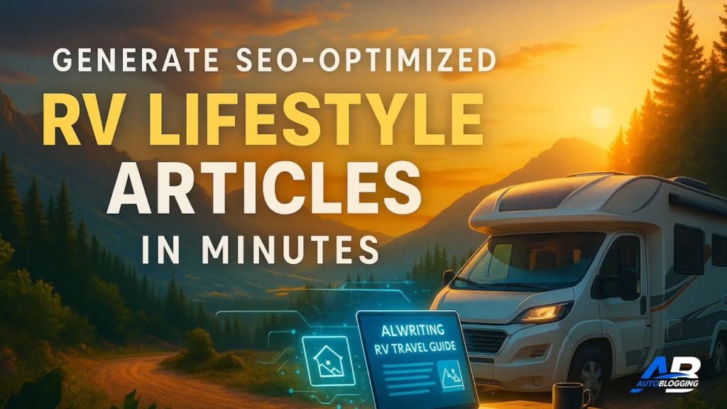 Generate RV Lifestyle Blogs in 3 Minutes with AI – Route & Gear Tips