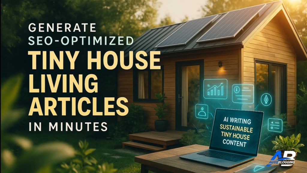 Autoblogging for Tiny House Living: Create SEO Blogs Fast – 6 Layout Ideas