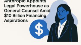 Anthropic Appoints Legal Powerhouse as General Counsel Amid $10 Billion Financing Aspirations