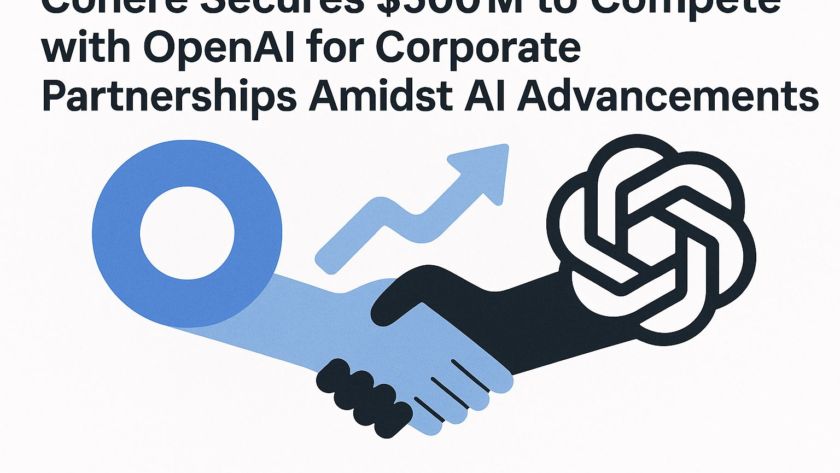 Cohere Secures $500M to Compete with OpenAI for Corporate Partnerships Amidst AI Advancements