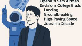 OpenAI's Sam Altman Envisions College Grads Landing Groundbreaking, High-Paying Space Jobs in a Decade