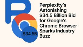 Perplexity's Astonishing $34.5 Billion Bid for Google's Chrome Browser Sparks Industry Buzz