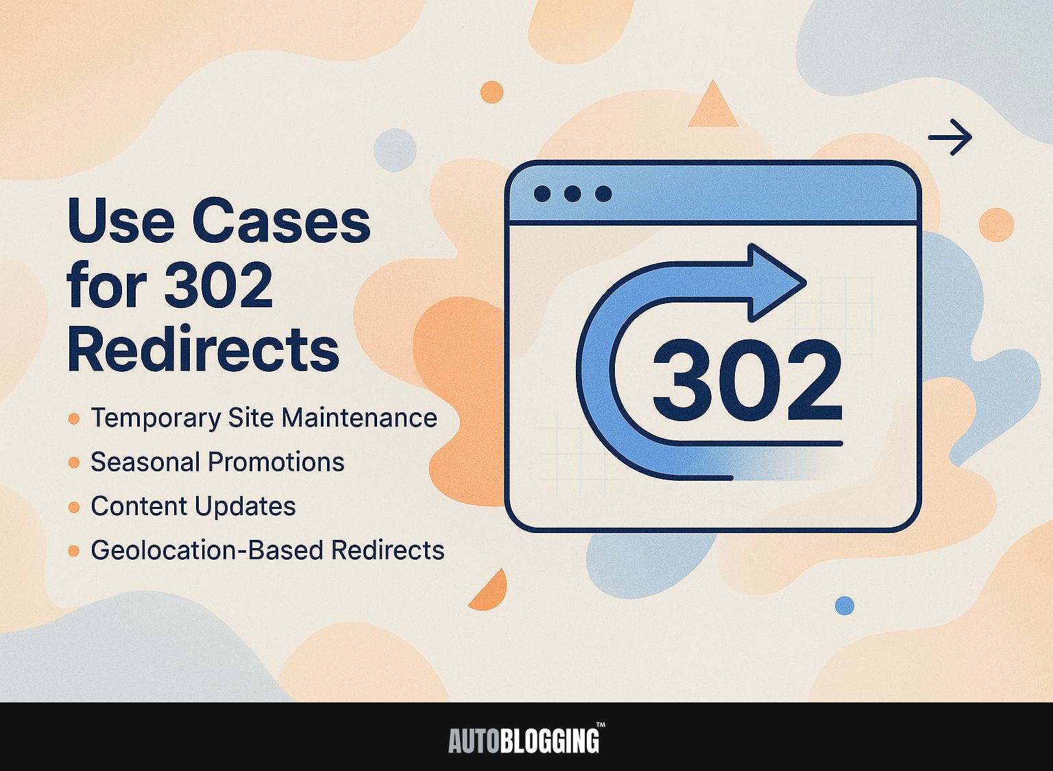 Use Cases for 302 Redirects