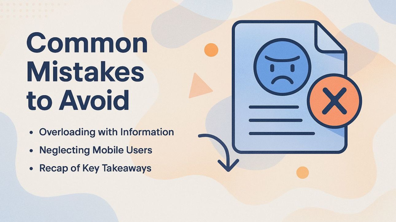 Common Mistakes to Avoid