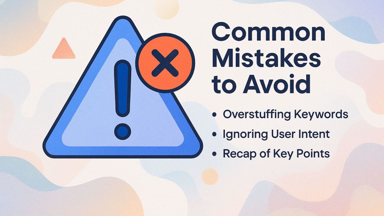 Common Mistakes to Avoid