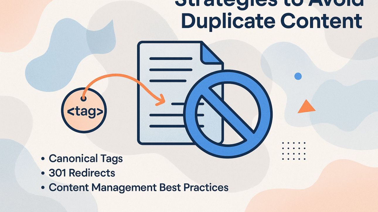 Strategies to Avoid Duplicate Content