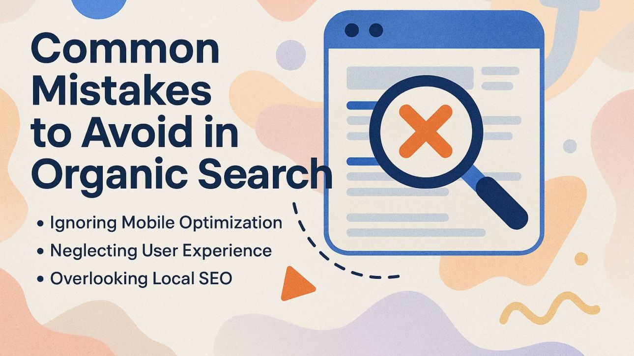 Common Mistakes to Avoid in Organic Search