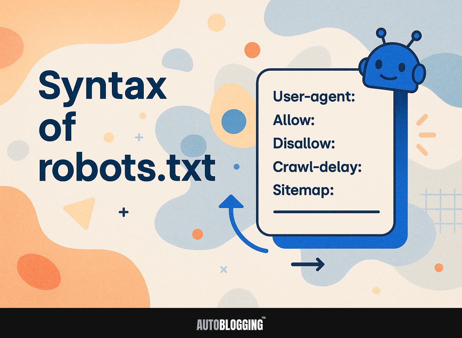 Syntax of robots.txt