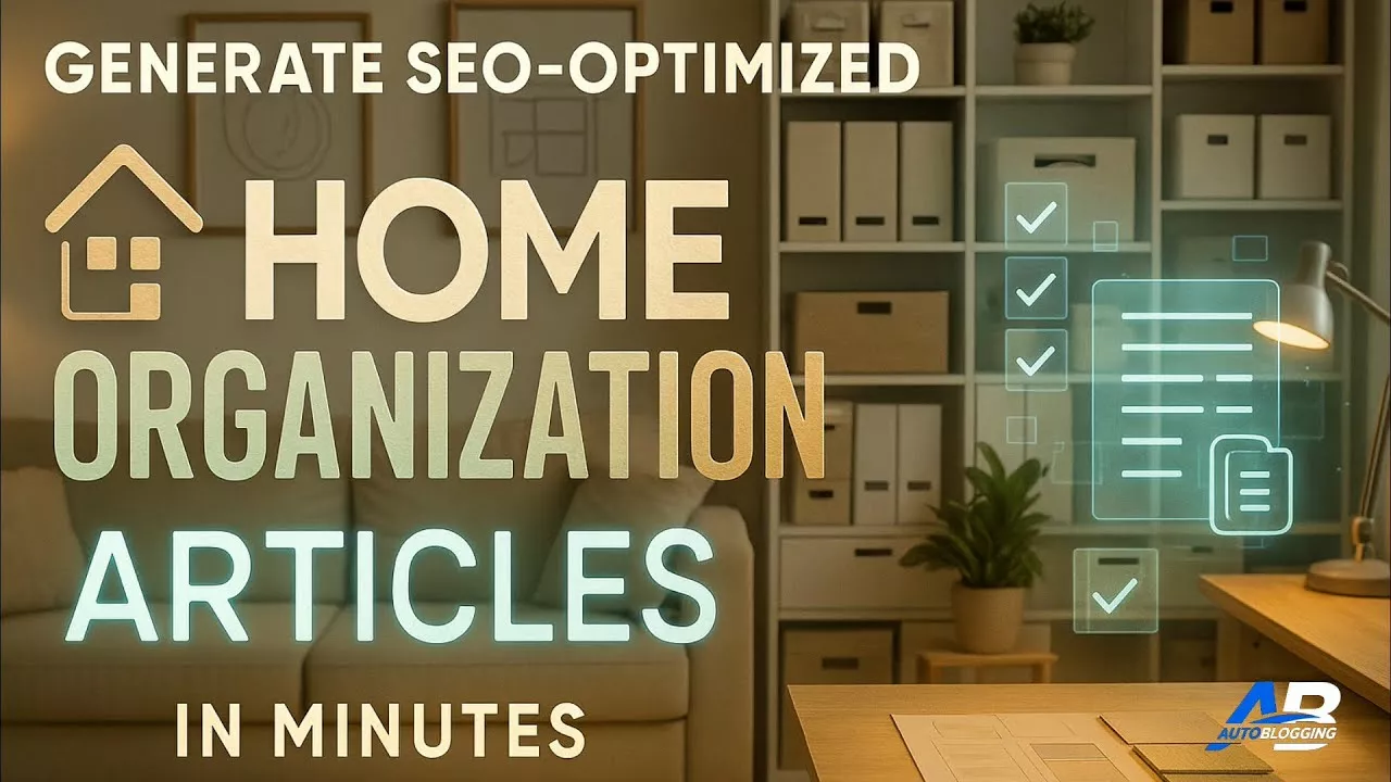How to Generate Gen Z Home Organization Blog Content Fast with AI Tools ...