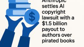 Anthropic settles AI copyright lawsuit with a $1.5 billion payout to authors over pirated books