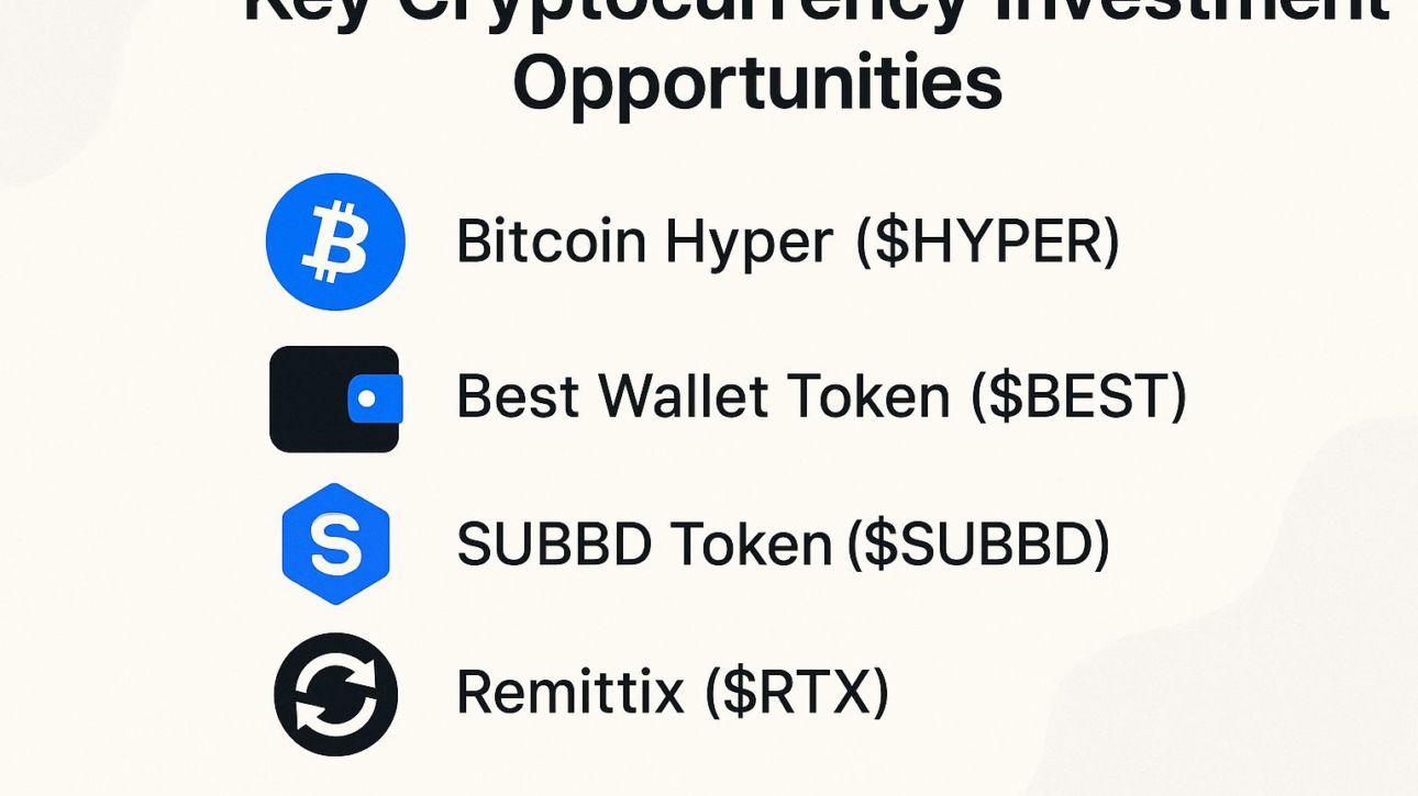 Key Cryptocurrency Investment Opportunities