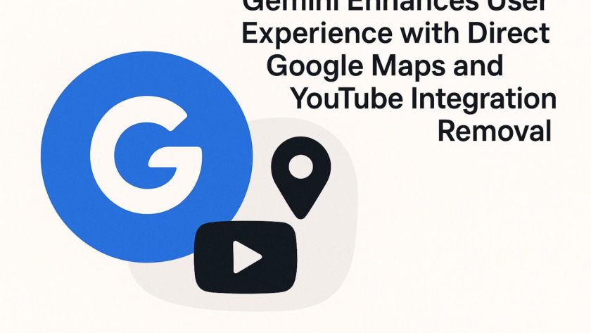 Gemini Enhances User Experience with Direct Google Maps and YouTube Integration Removal