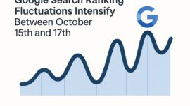 Google Search Ranking Fluctuations Intensify Between October 15th and 17th