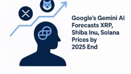 Google’s Gemini AI Forecasts XRP, Shiba Inu, Solana Prices by 2025 End