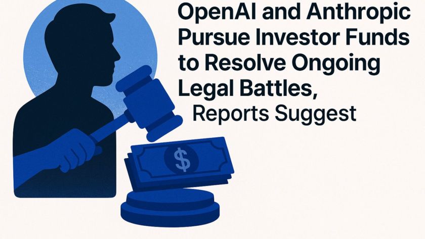 OpenAI and Anthropic Pursue Investor Funds to Resolve Ongoing Legal Battles, Reports Suggest