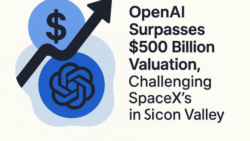 OpenAI Surpasses $500 Billion Valuation, Challenging SpaceX