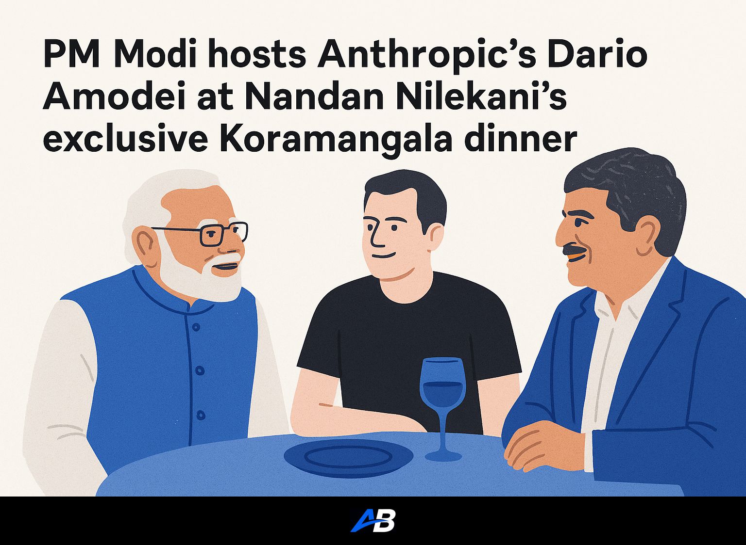 PM Modi hosts Anthropic’s Dario Amodei at Nandan Nilekani’s exclusive Koramangala dinner