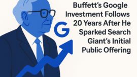 Buffett's Google Investment Follows 20 Years After He Sparked Search Giant's Initial Public Offering