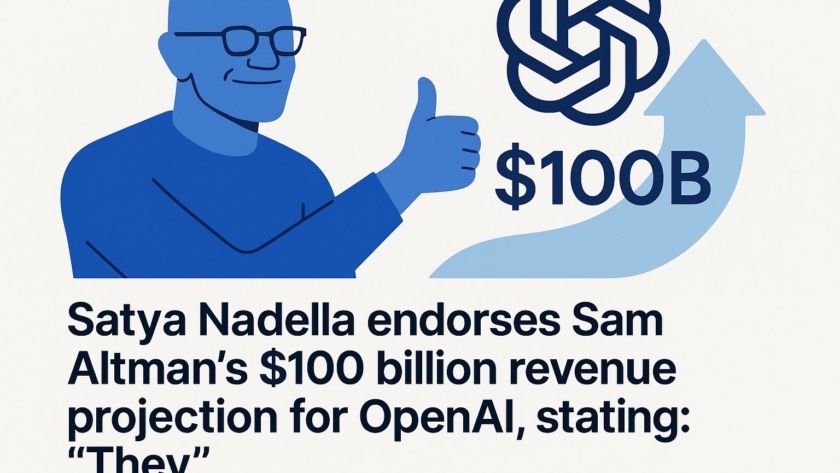 Satya Nadella endorses Sam Altman