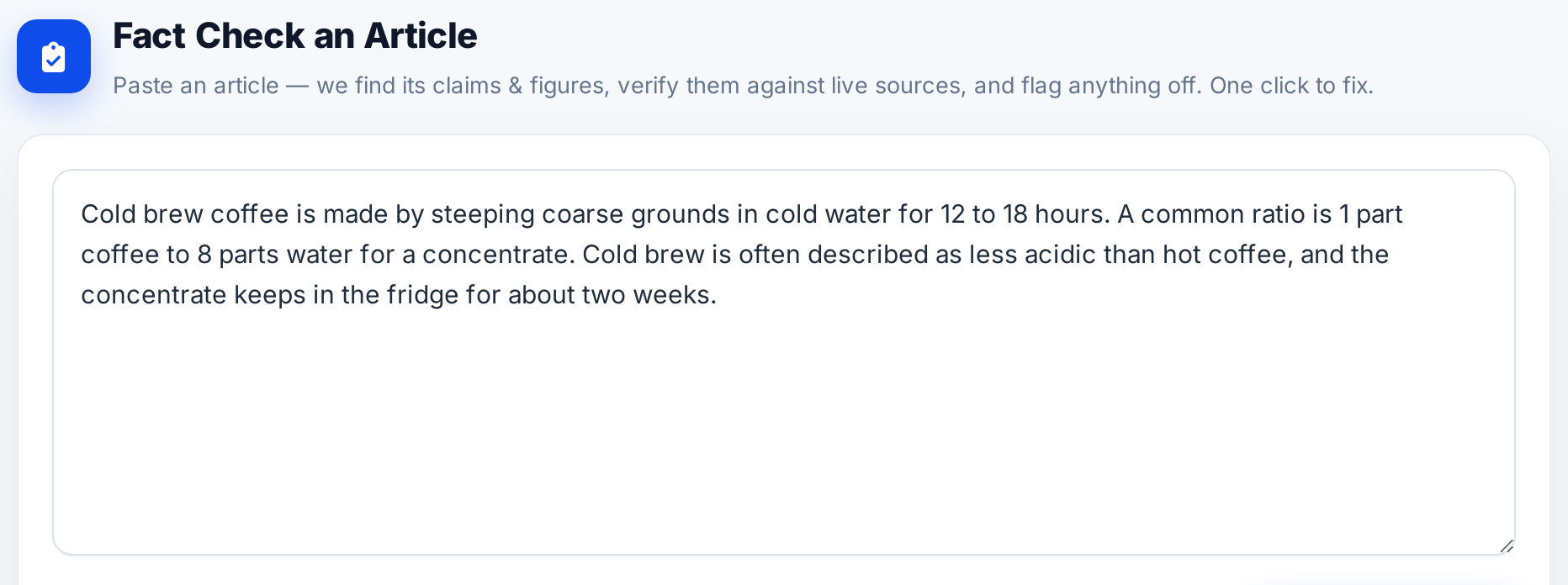 Autoblogging.ai fact checking news articles